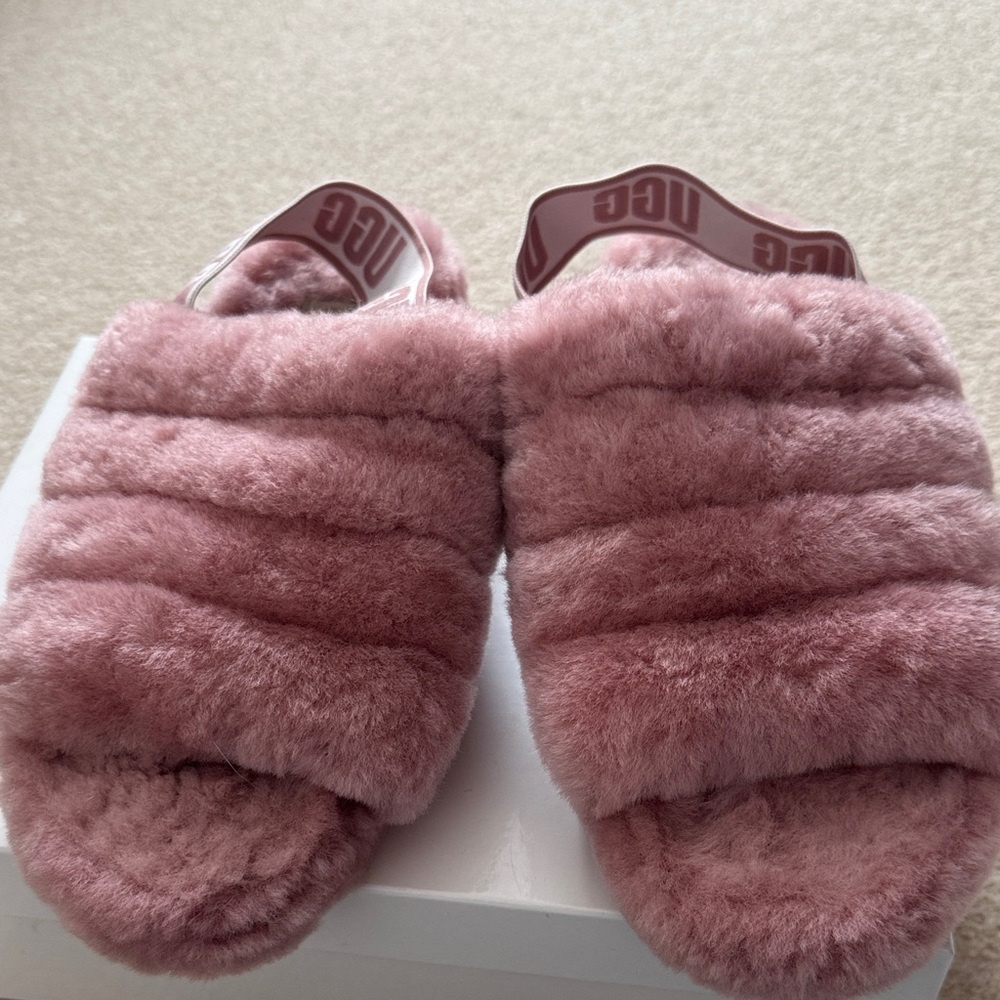UGG Women's Plush Rose Slippers
